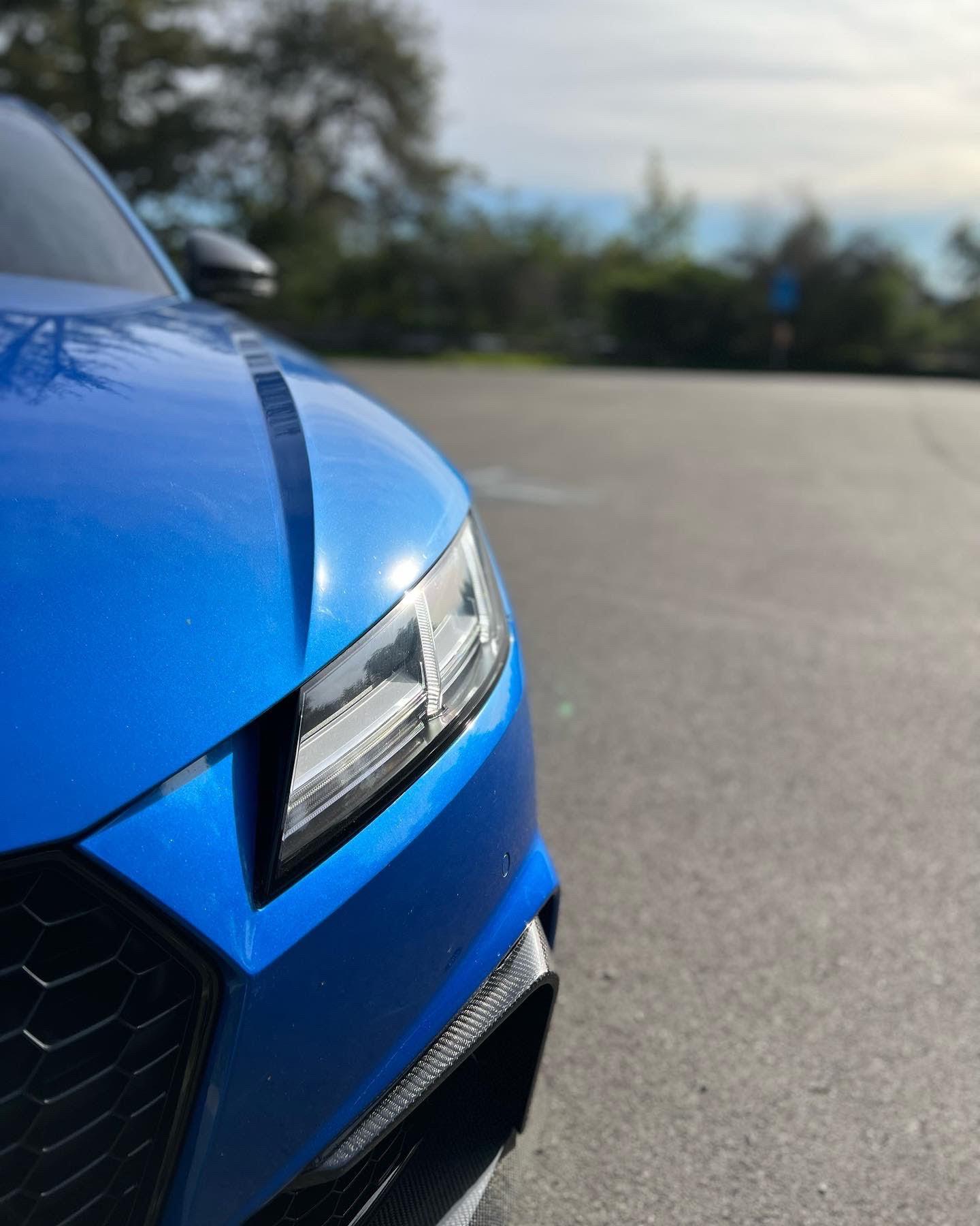 Audi TTRS Carbon Fiber Front Splitter - eurobahndynamics