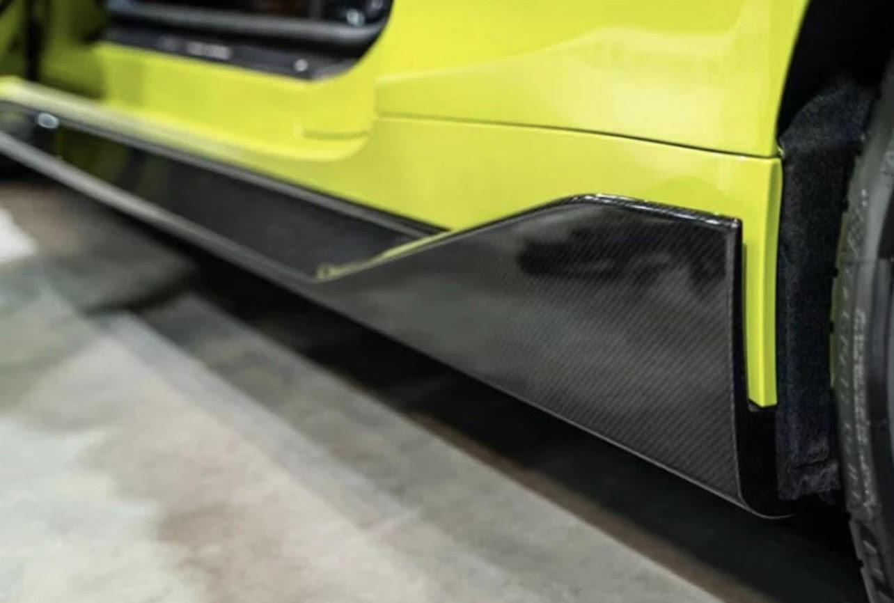 G8X M-Performance Artisan Carbon Fiber Side Skirts - eurobahndynamics