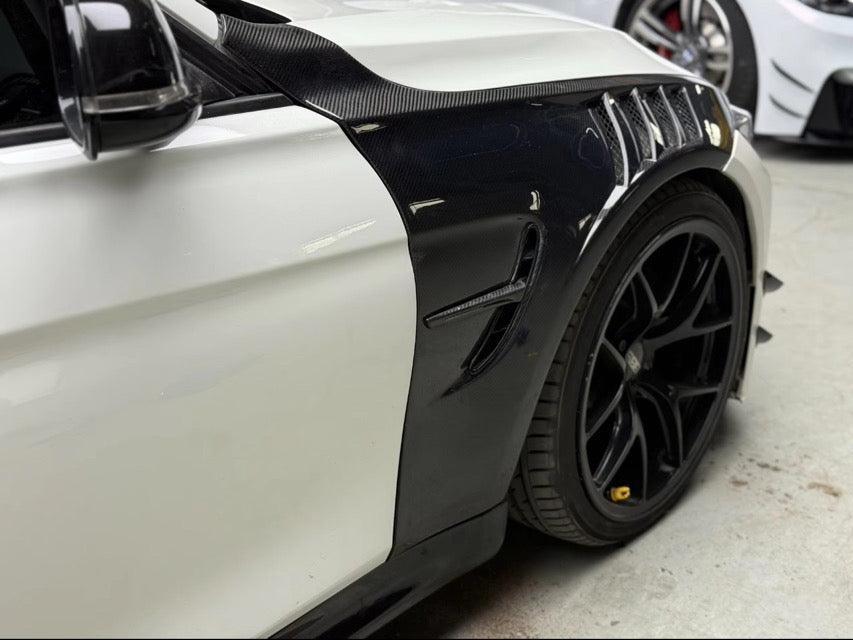BMW F80 M3/F82/F83 M4 Carbon Fiber Vented Fenders | Eurobahndynamics