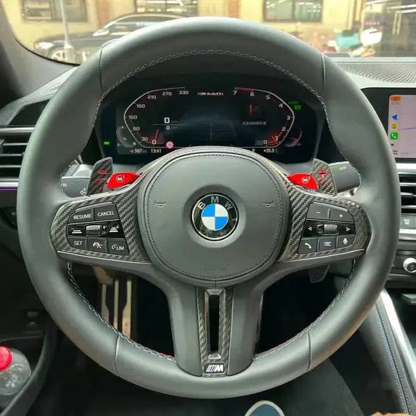 BMW G Chassis Carbon Fiber Steering Wheel Trim