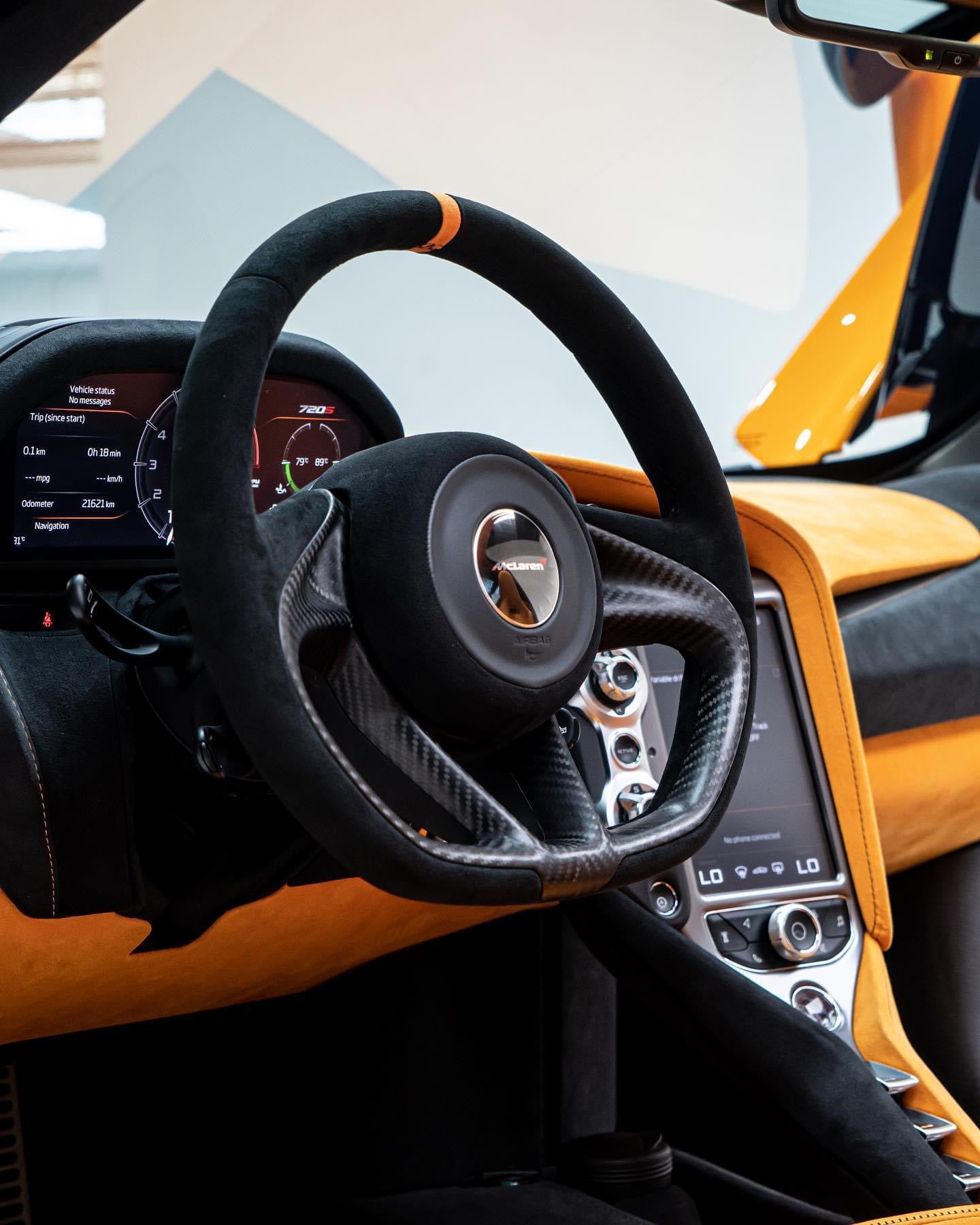 McLaren Full Custom Steering Wheel