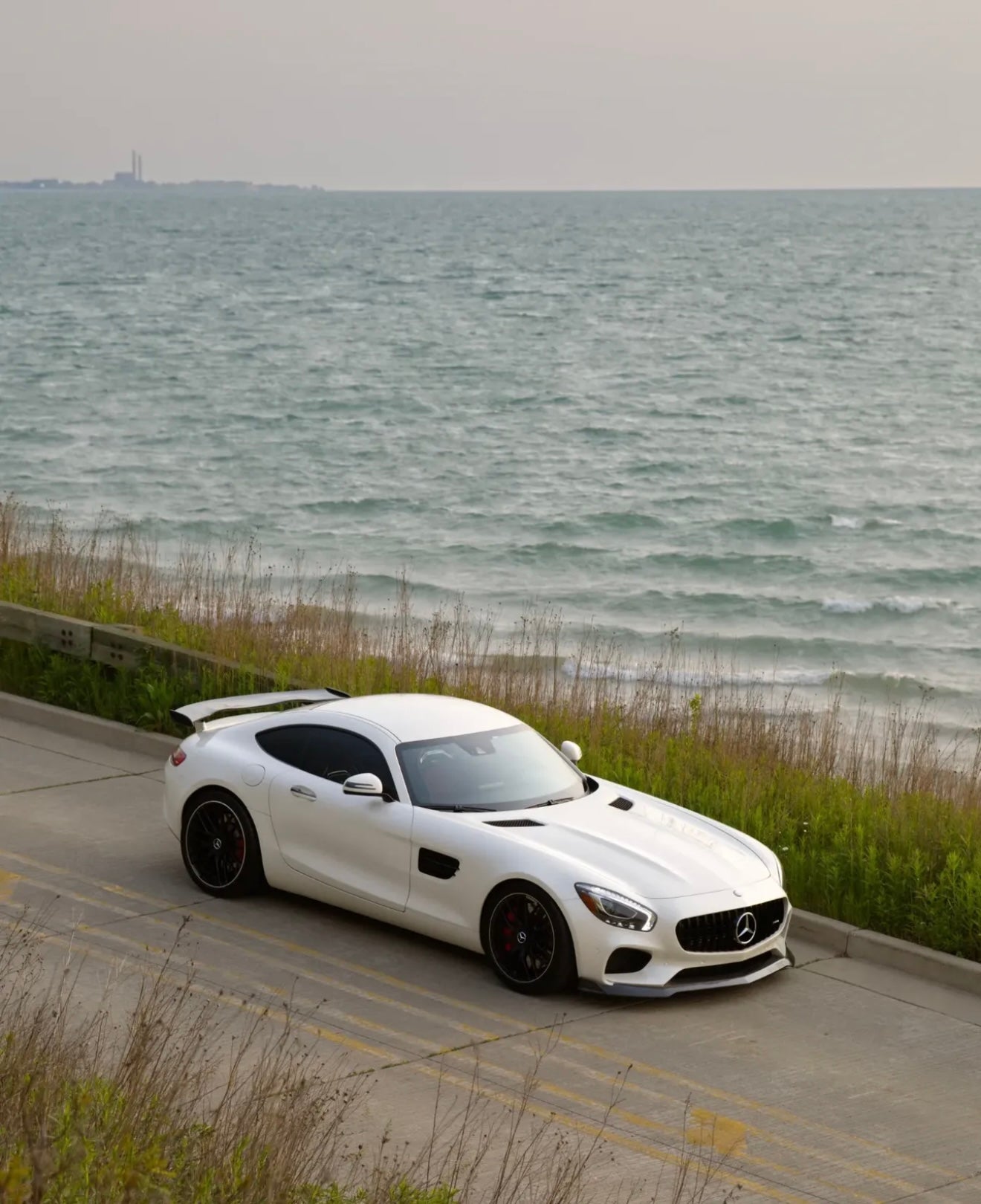 Mercedes AMG GT/GTS Carbon Fiber Paktechz Style Front Lip