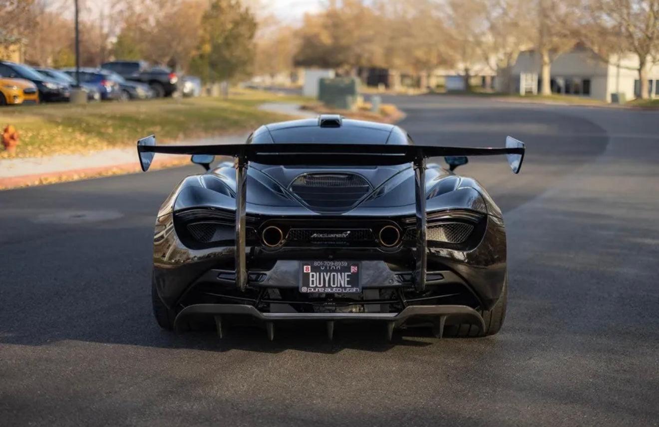 McLaren 720s/765LT Carbon Fiber Chassis Mount Wing