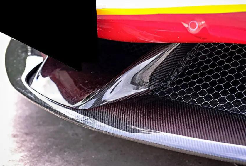 Ferrari SF90 Carbon Fiber Lower Front Bumper Trim