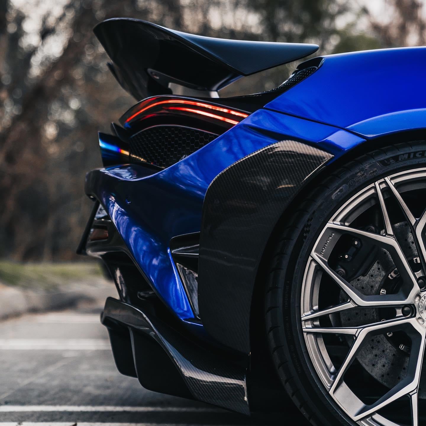 McLaren 720s Carbon Fiber Artisan Rear Bumper With Diffuser