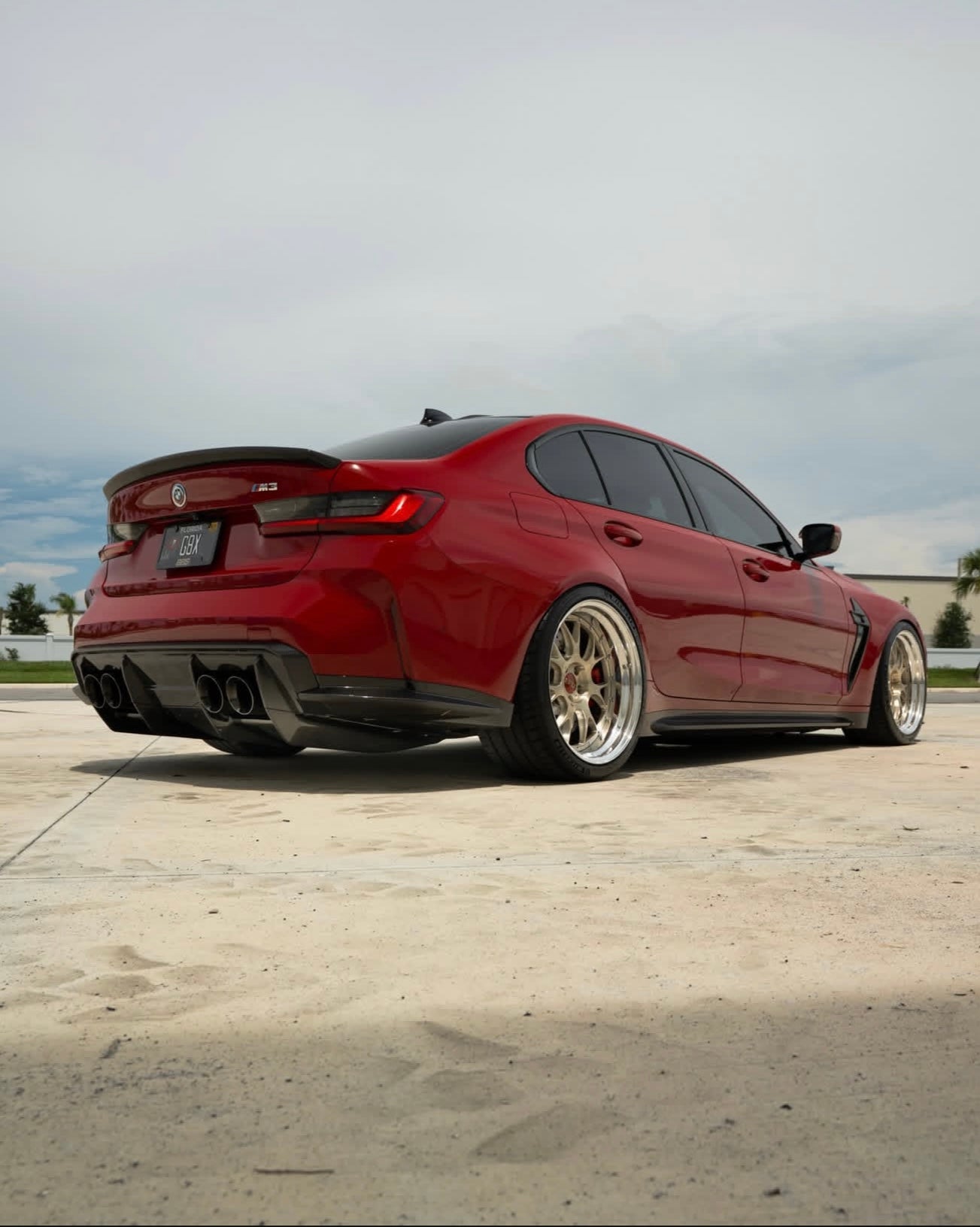 BMW G80 M3/G82/G83 M4 Carbon Fiber Under Tray Rear Diffuser