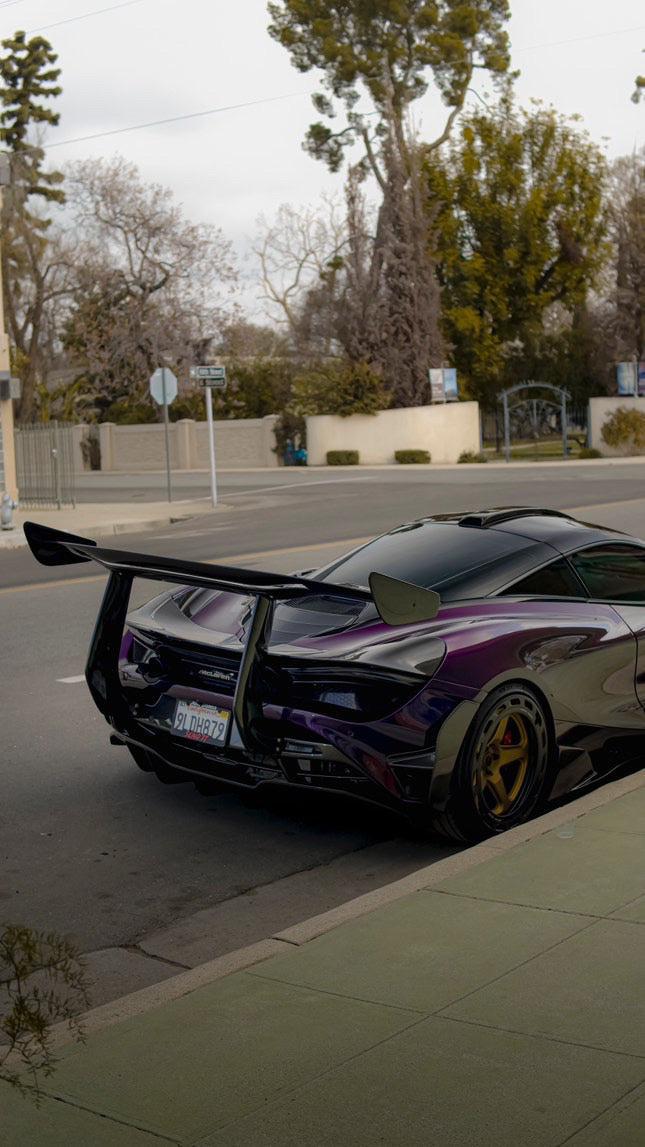 McLaren 720s/765LT Carbon Fiber Chassis Mount Wing