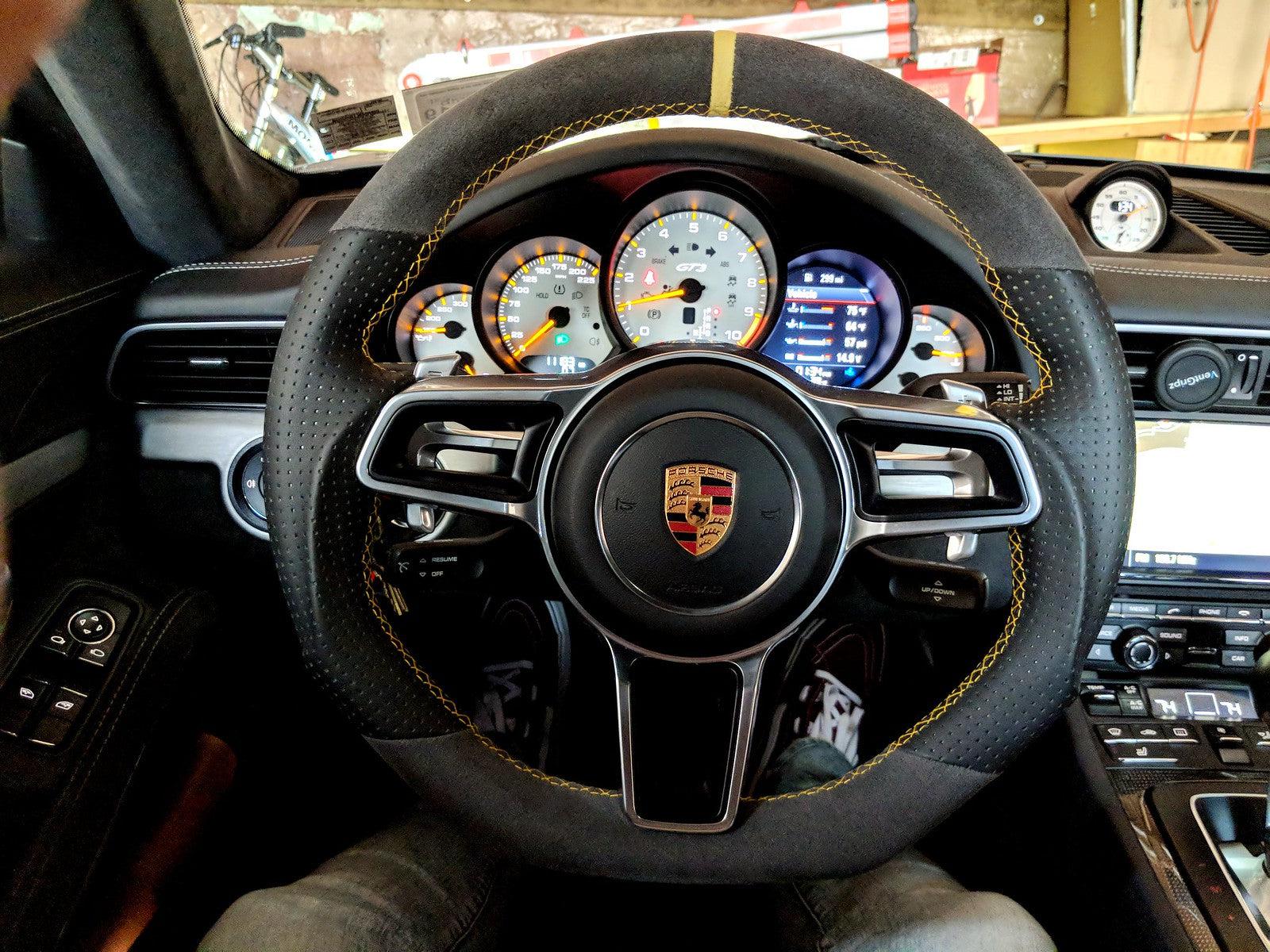 Porsche custom deals steering wheel