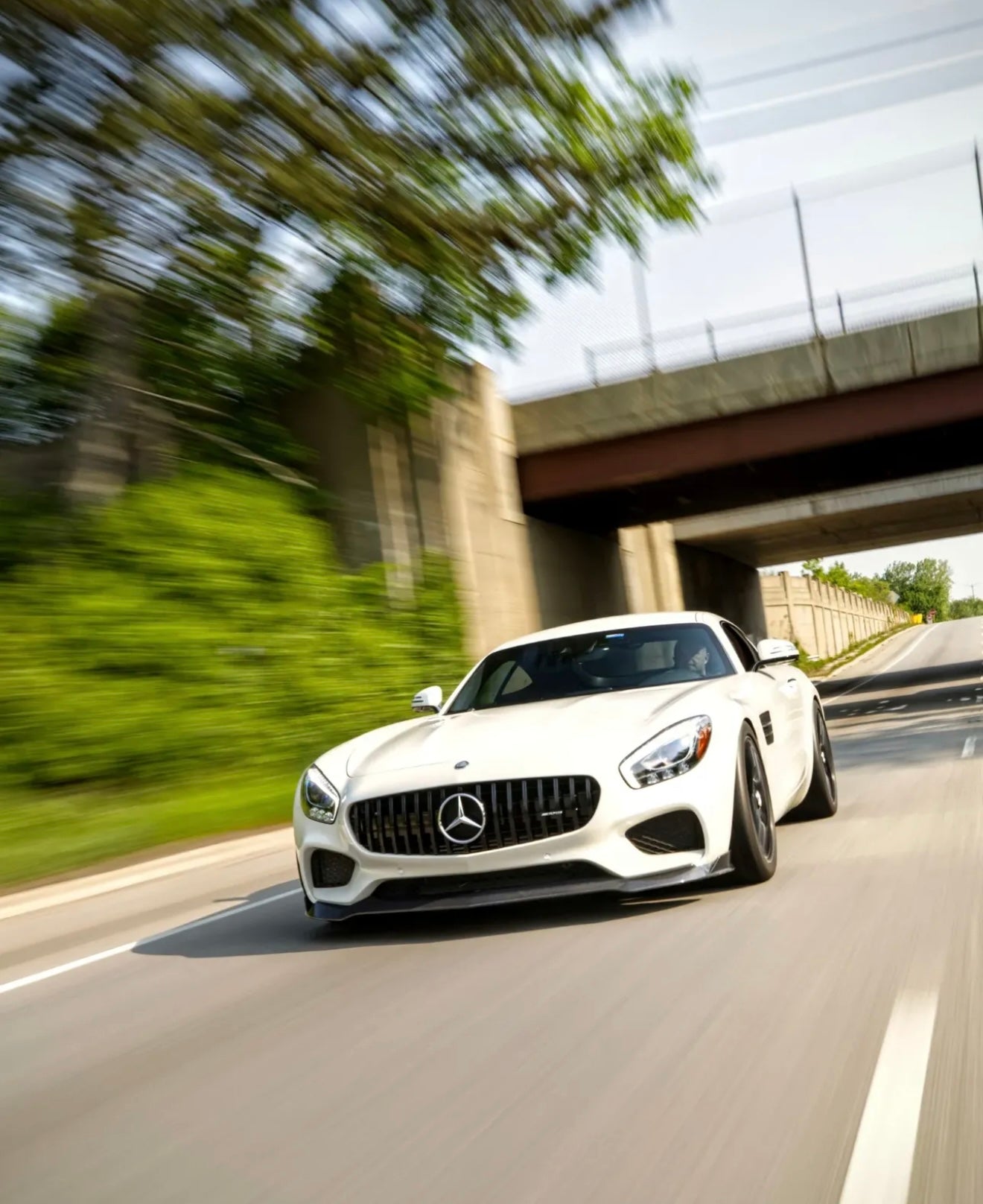 Mercedes AMG GT/GTS Carbon Fiber Paktechz Style Front Lip