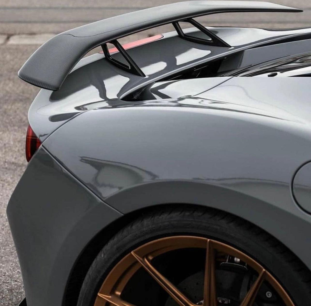 Ferrari F8 Performance Rear Ferrari F8 Tributo Carbon Fiber Rear Wing | Eurobahndynamics