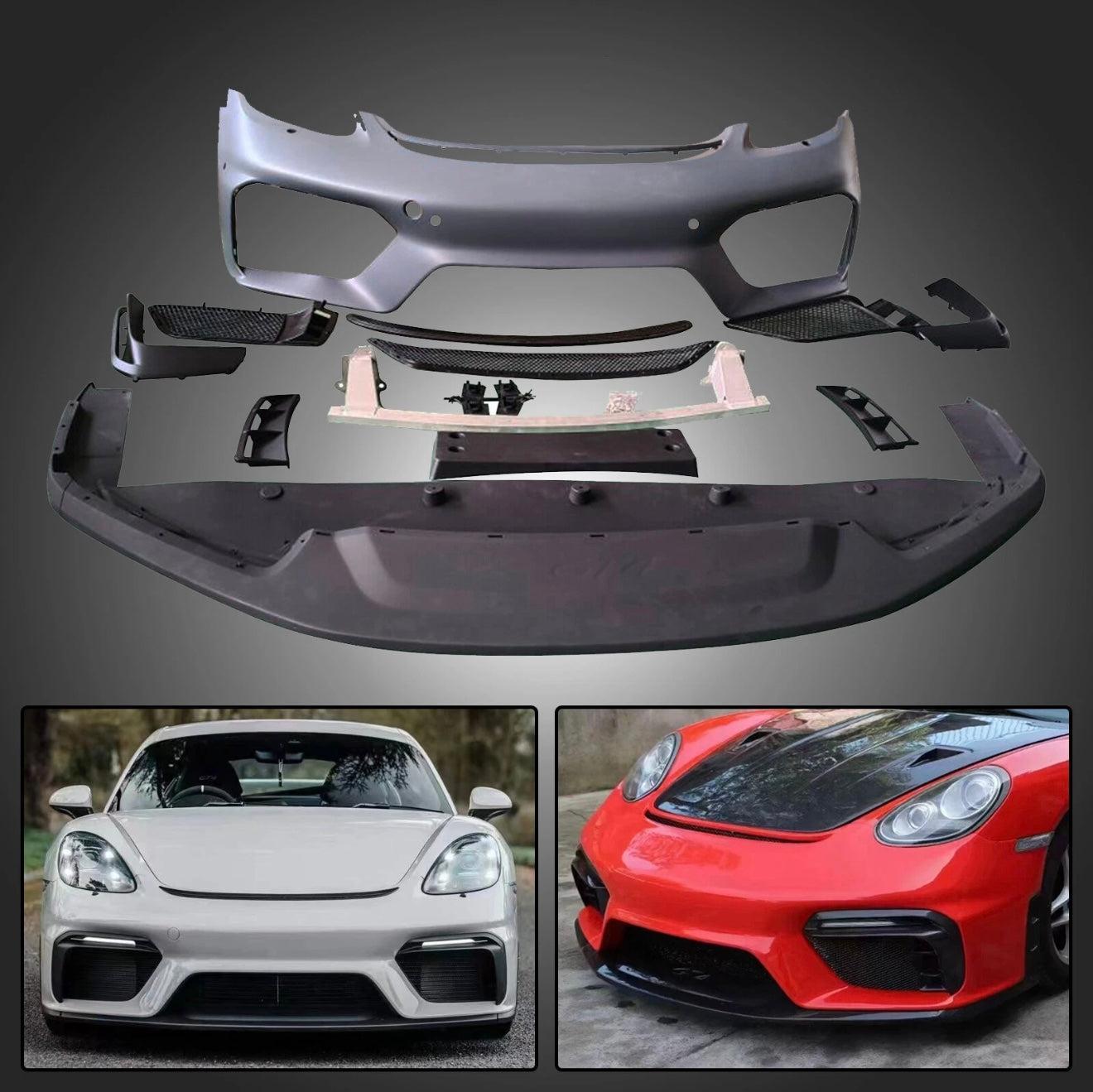 Porsche GT4 Front Bumper Upgrade for 718 2021-2024