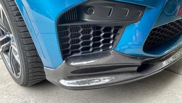 BMW F85 X5M & F86 X6M 3D Style Carbon Fiber Front Lip