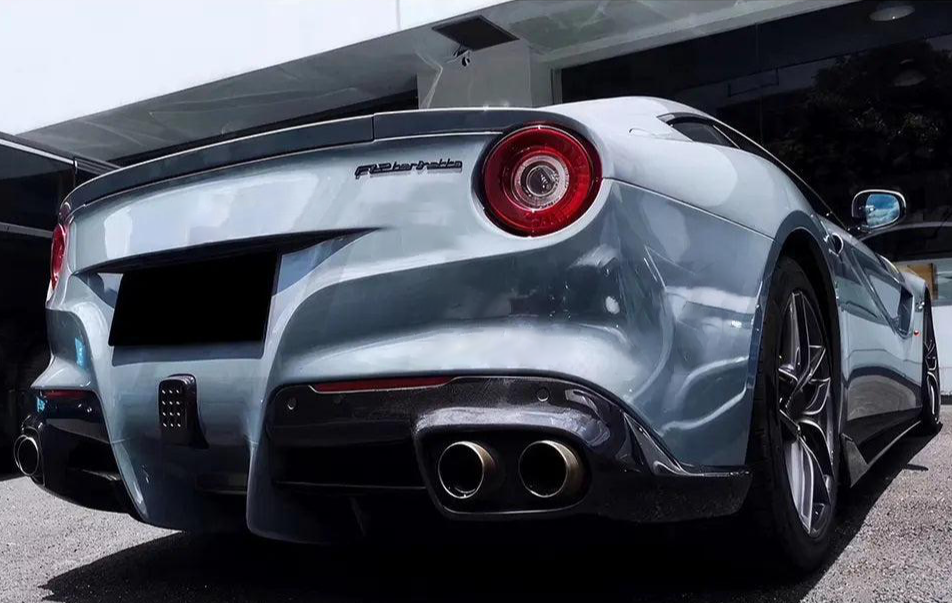 Ferrari F12 Carbon Fiber Side Skirt Extensions