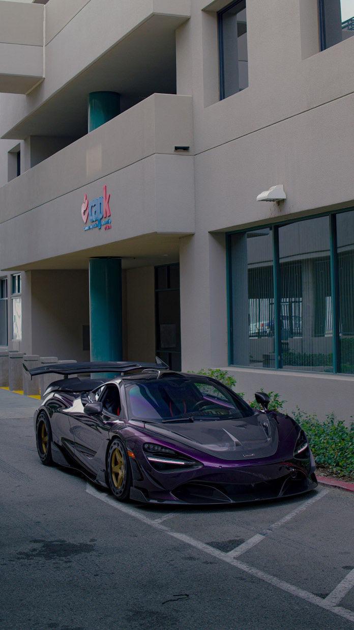 McLaren 720s/765LT Carbon Fiber Chassis Mount Wing