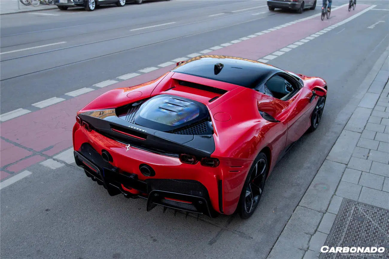 Ferrari SF90 Carbon Fiber Rear Spoiler