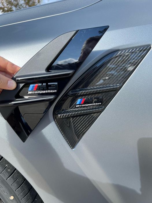 BMW G80 M3/G82/G83 M4 Carbon Fiber Fender Vent Trim