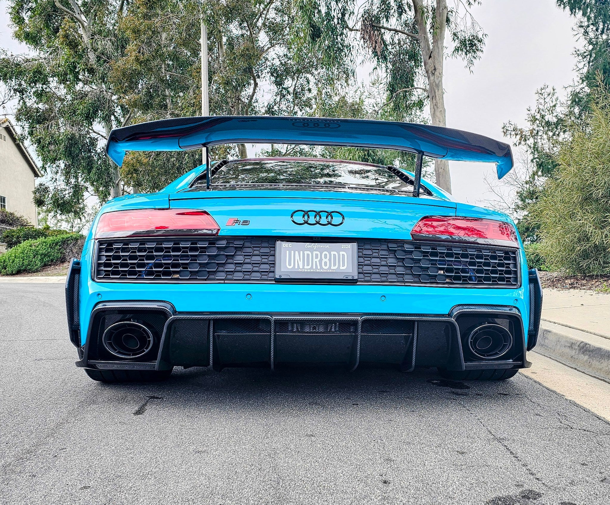 Audi R8 Gen 2 Carbon Fiber Rear Diffuser 2019-2024