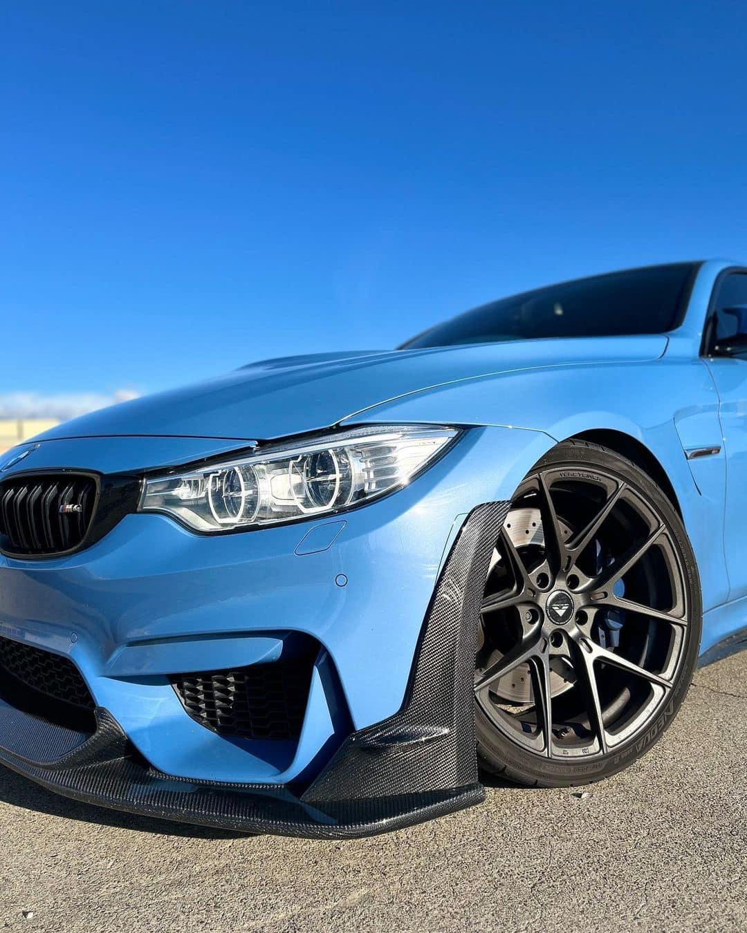 BMW F80 M3/F82 M4 Carbon Fiber Front Laptor Style Lip