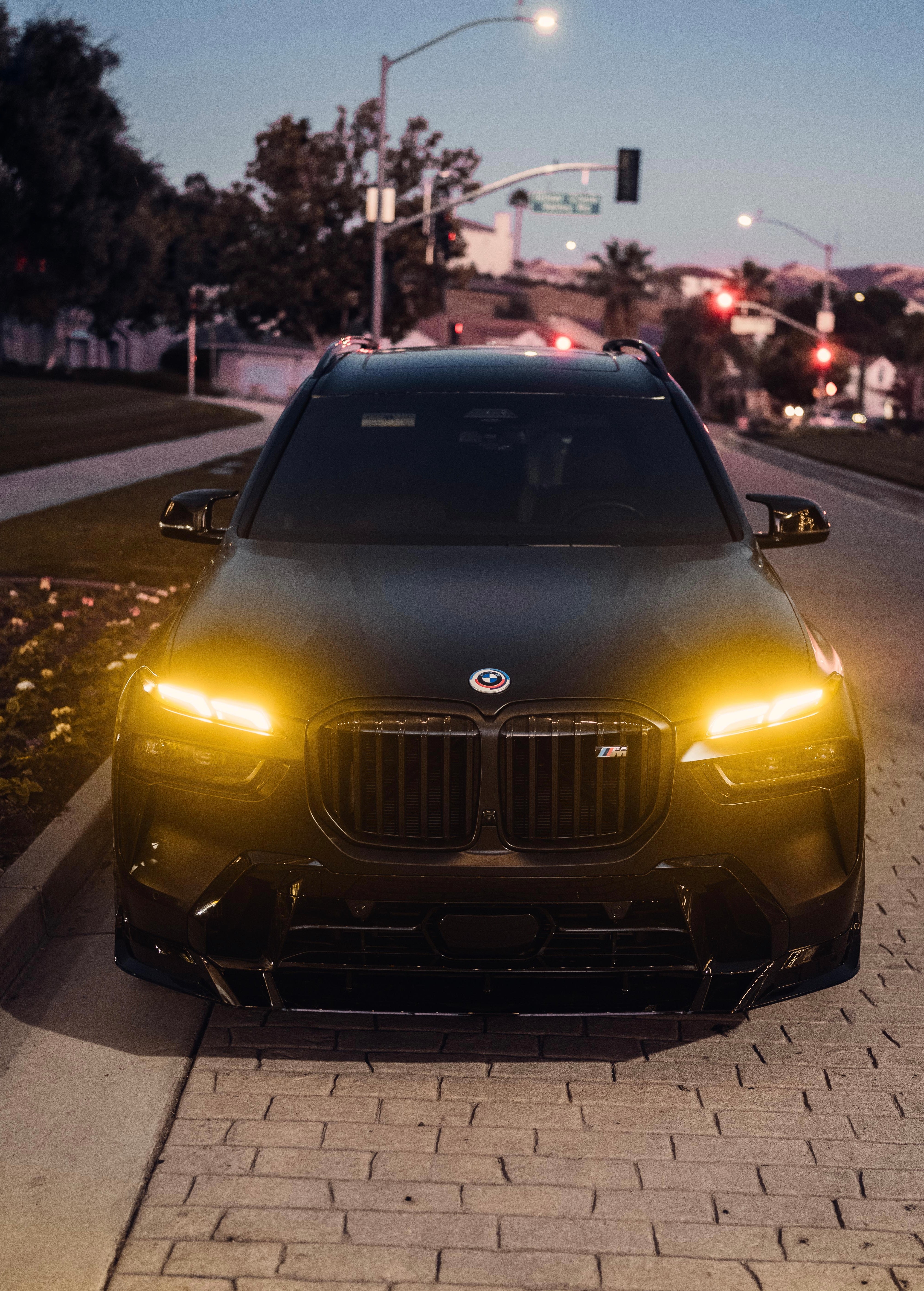 2023-2026 BMW G07 X7 ABS Gloss Black 3Pc Front Lip | Eurobahndynamics