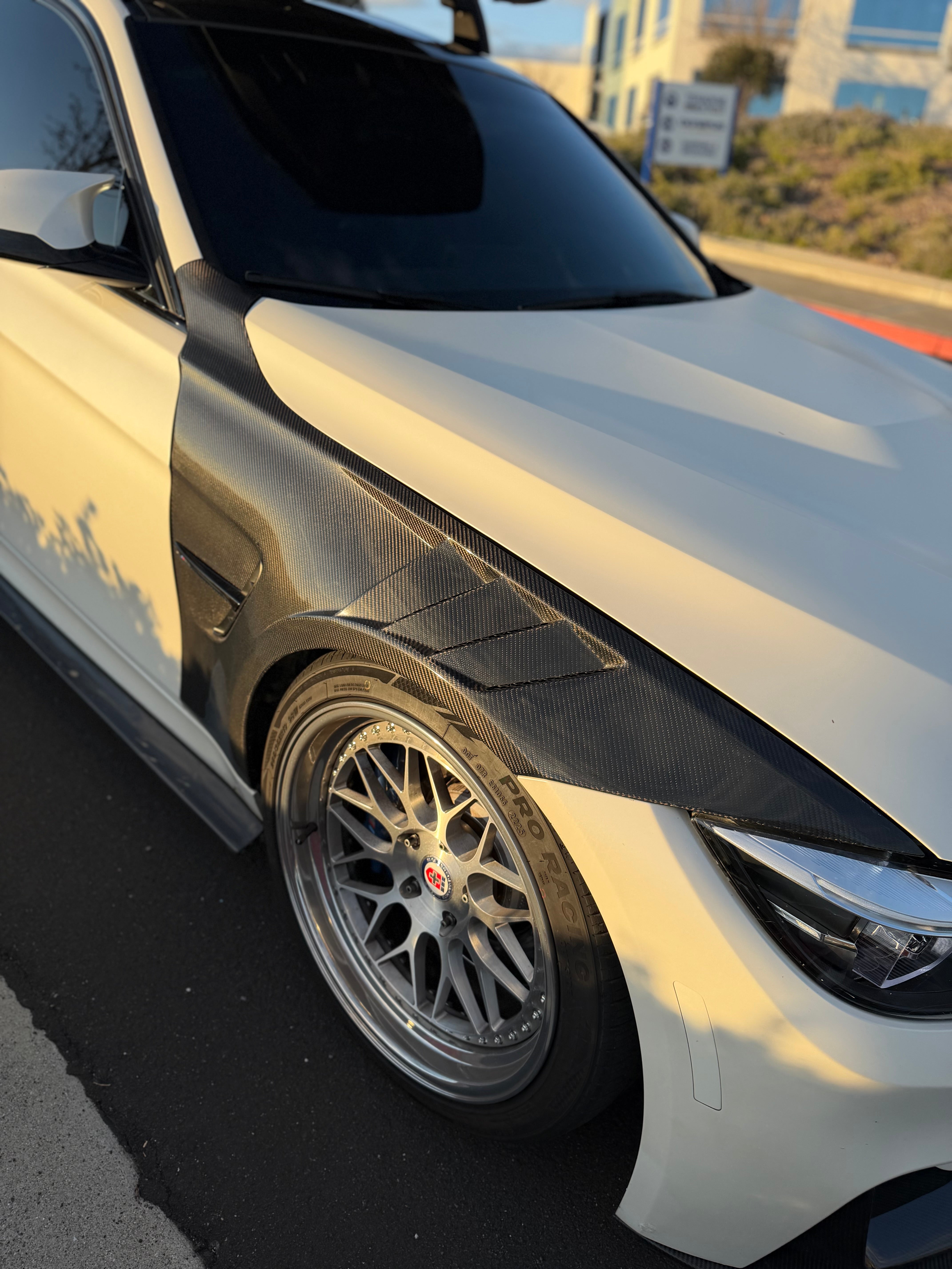 BMW F80 M3/F82/F83 M4 Carbon Fiber Vented Fenders | Eurobahndynamics