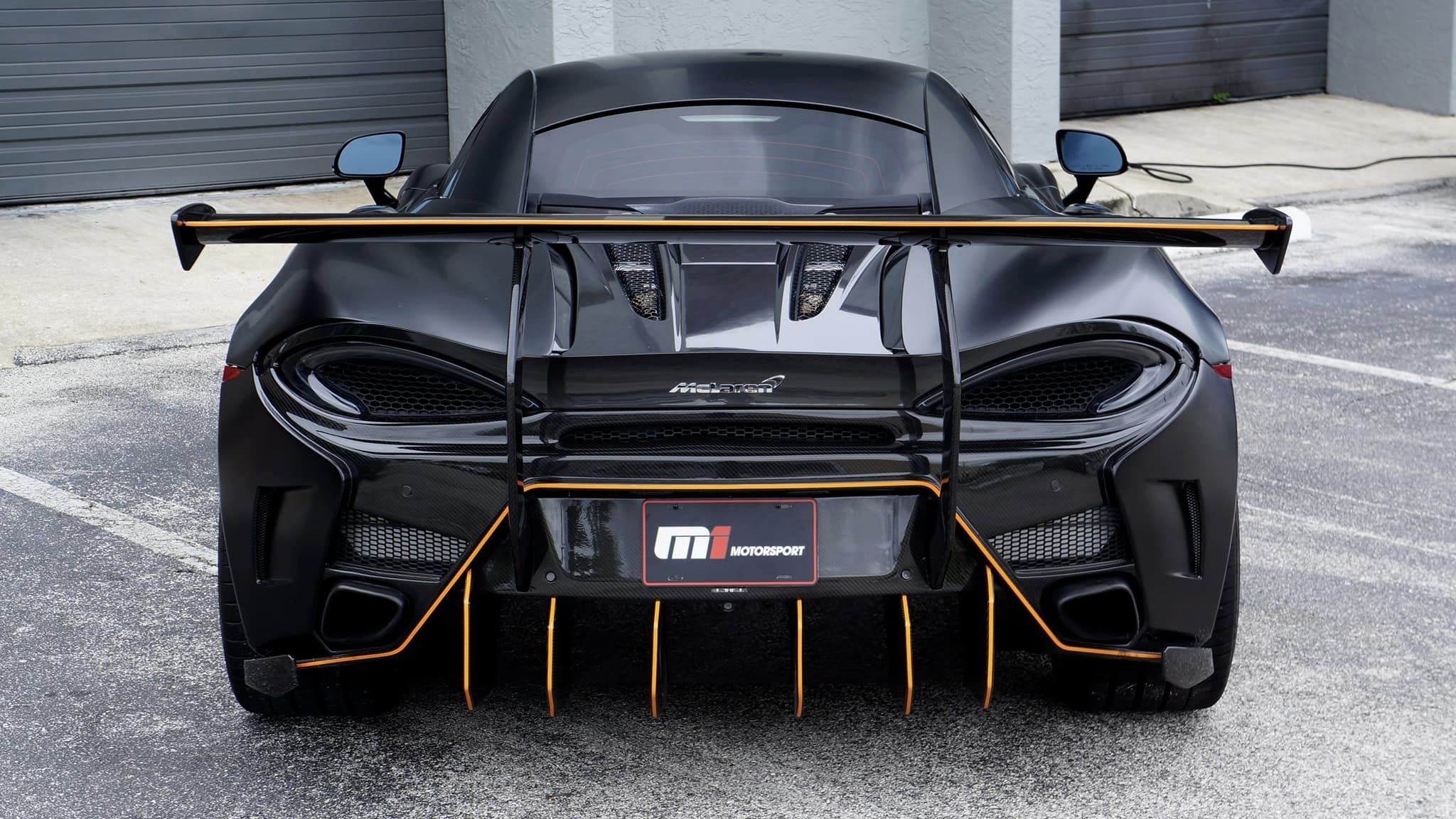 McLaren 540C/570s GT Carbon Fiber Chassis Mount Wing