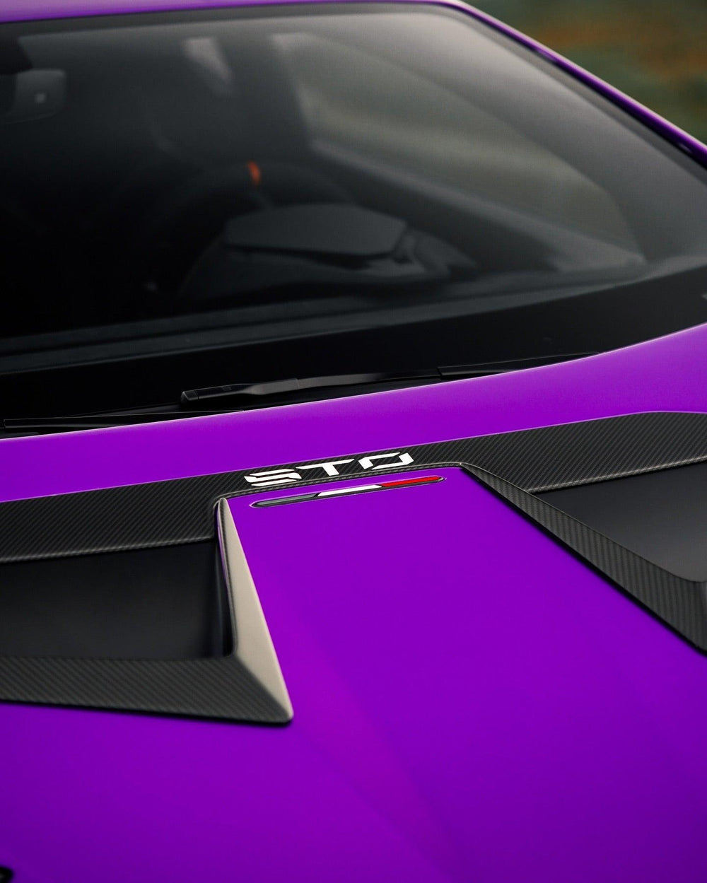 Lamborghini Huracan STO Carbon Fiber Hood Air Ducts | Eurobahndynamics