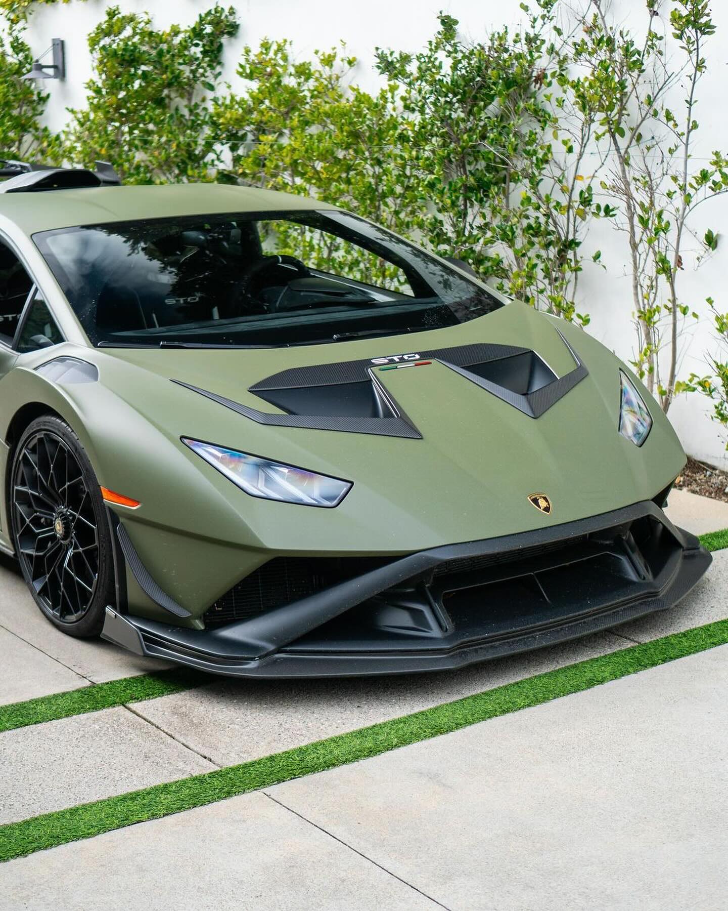 Lamborghini Huracan STO AP Carbon Fiber Front Lip