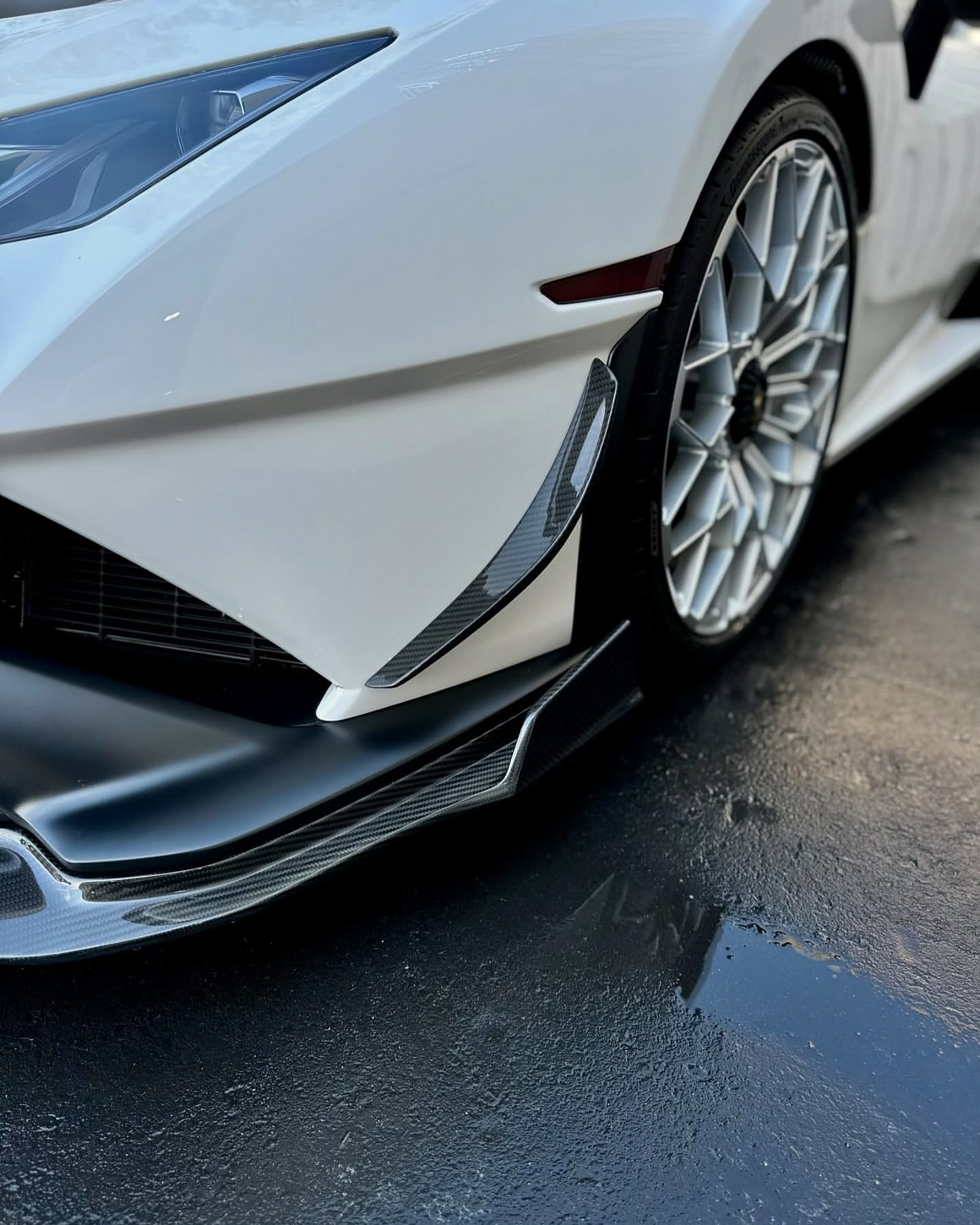 Lamborghini Huracan STO Carbon Fiber Front Canards