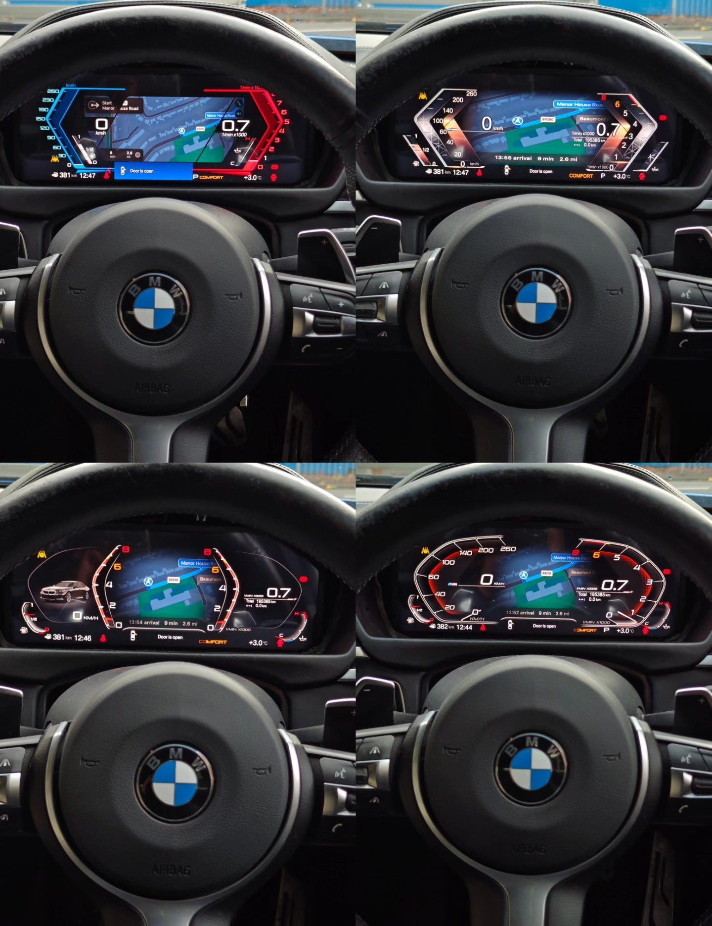 2013-2018 BMW F30/F31/F32 Digital cluster Upgrade Plug & Play