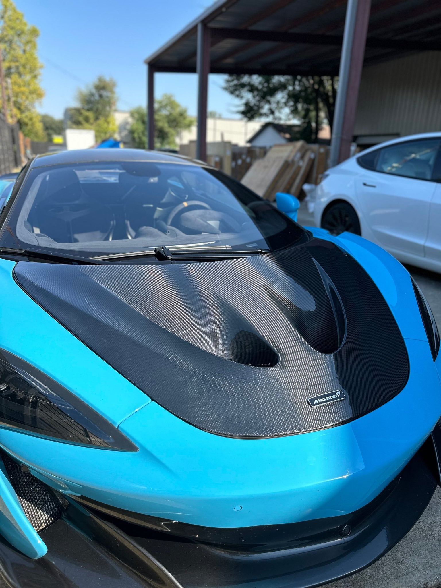 McLaren 570s/570GT/540C/600LT Carbon Fiber Vented Hood