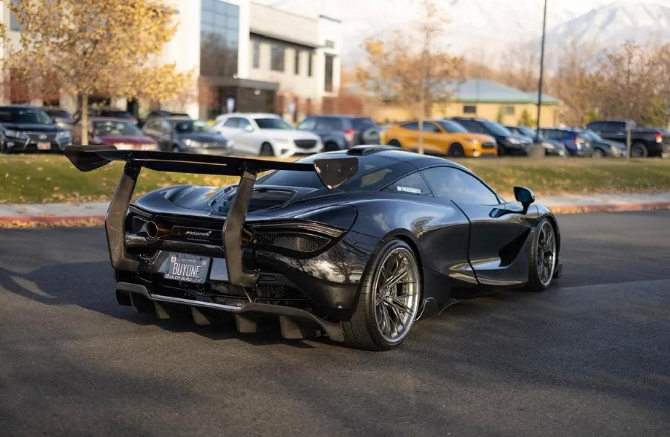 McLaren 720s/765LT Carbon Fiber Chassis Mount Wing