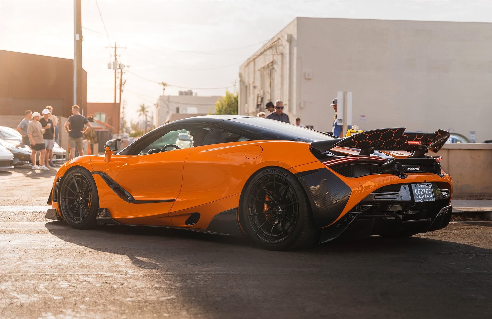 McLaren 720s/750s/765Lt Carbon Fiber Door Insert Trim