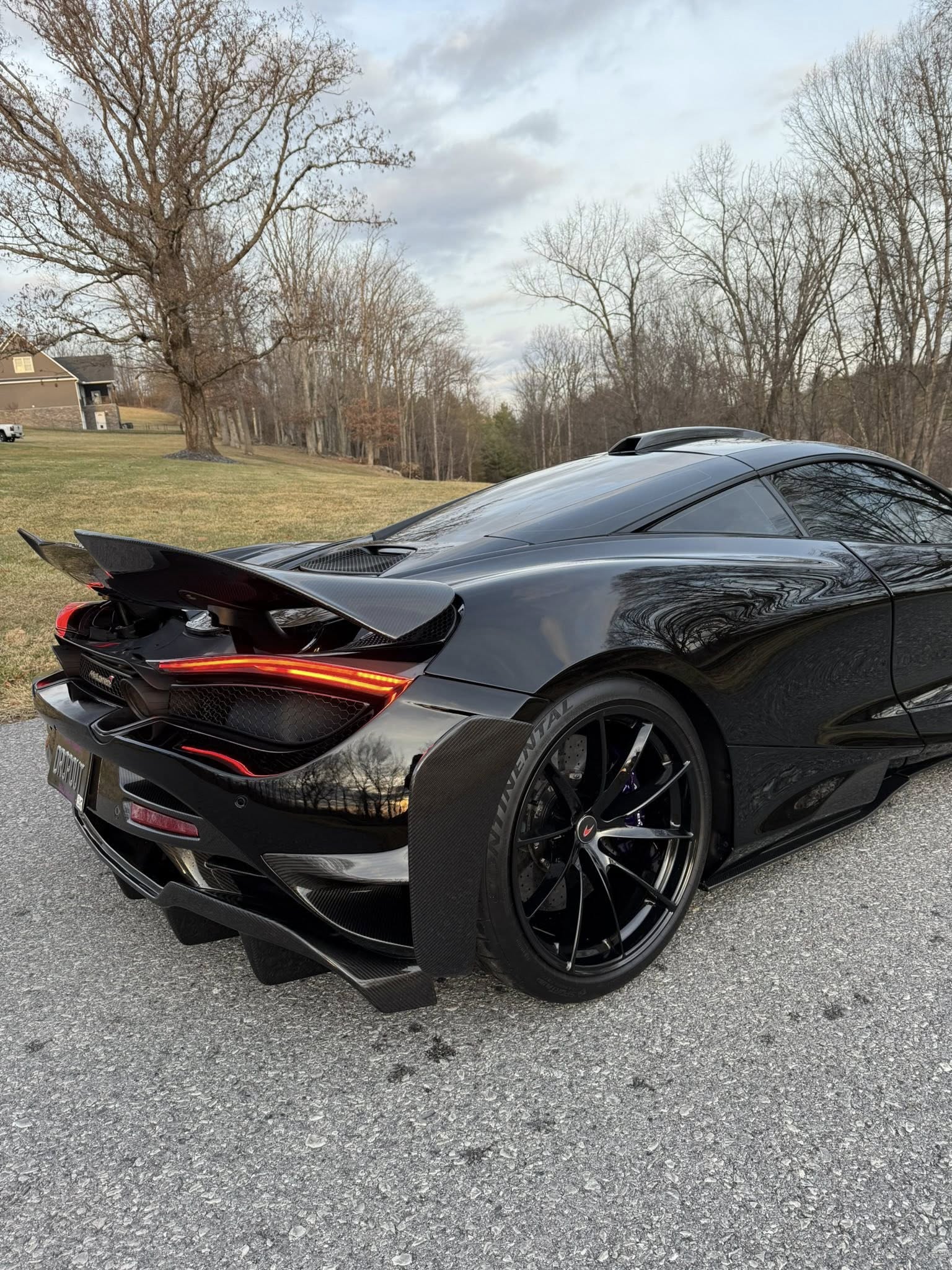 McLaren 720s Carbon Fiber Artisan Rear Bumper With Diffuser
