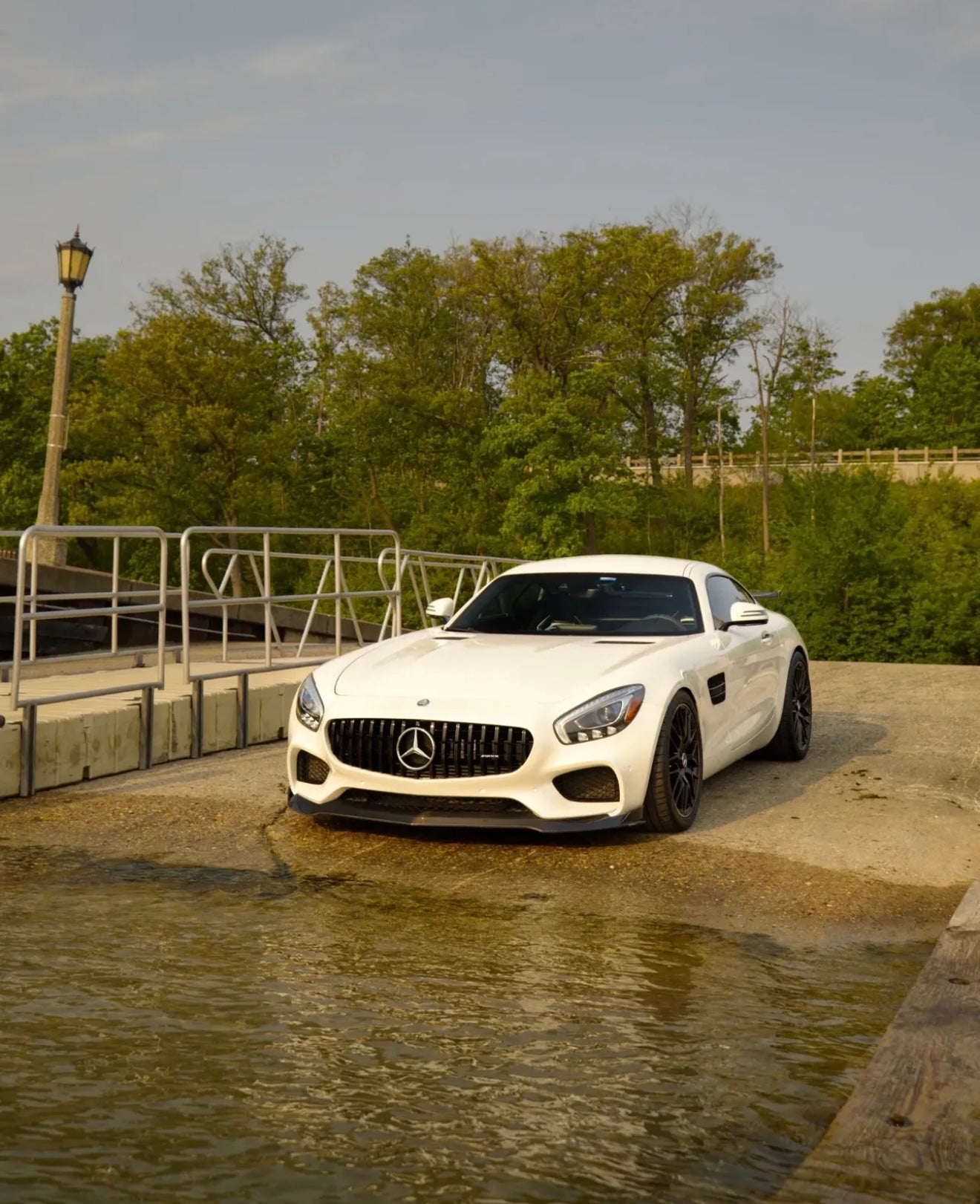 Mercedes AMG GT/GTS Carbon Fiber Paktechz Style Front Lip