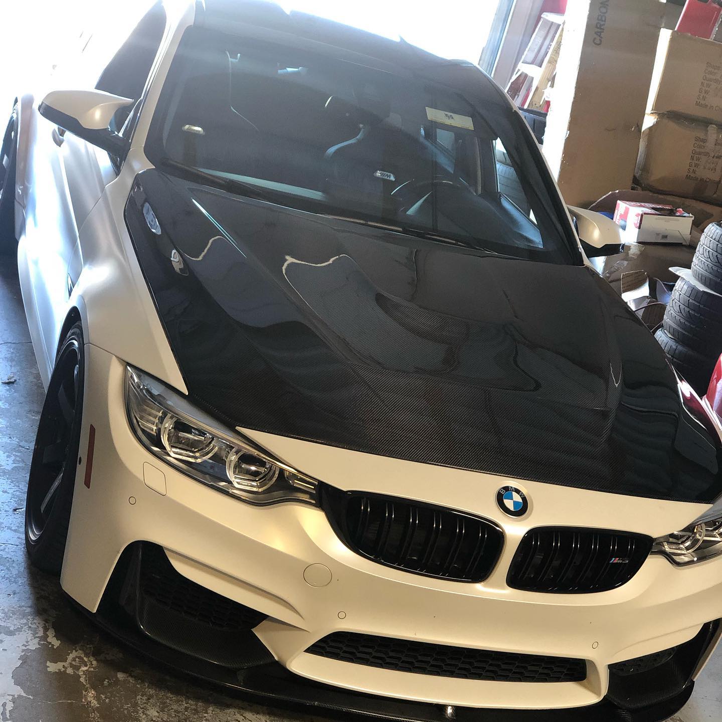 BMW F80 M3/F82/F83 M4 Carbon Fiber GTS Vented Hood