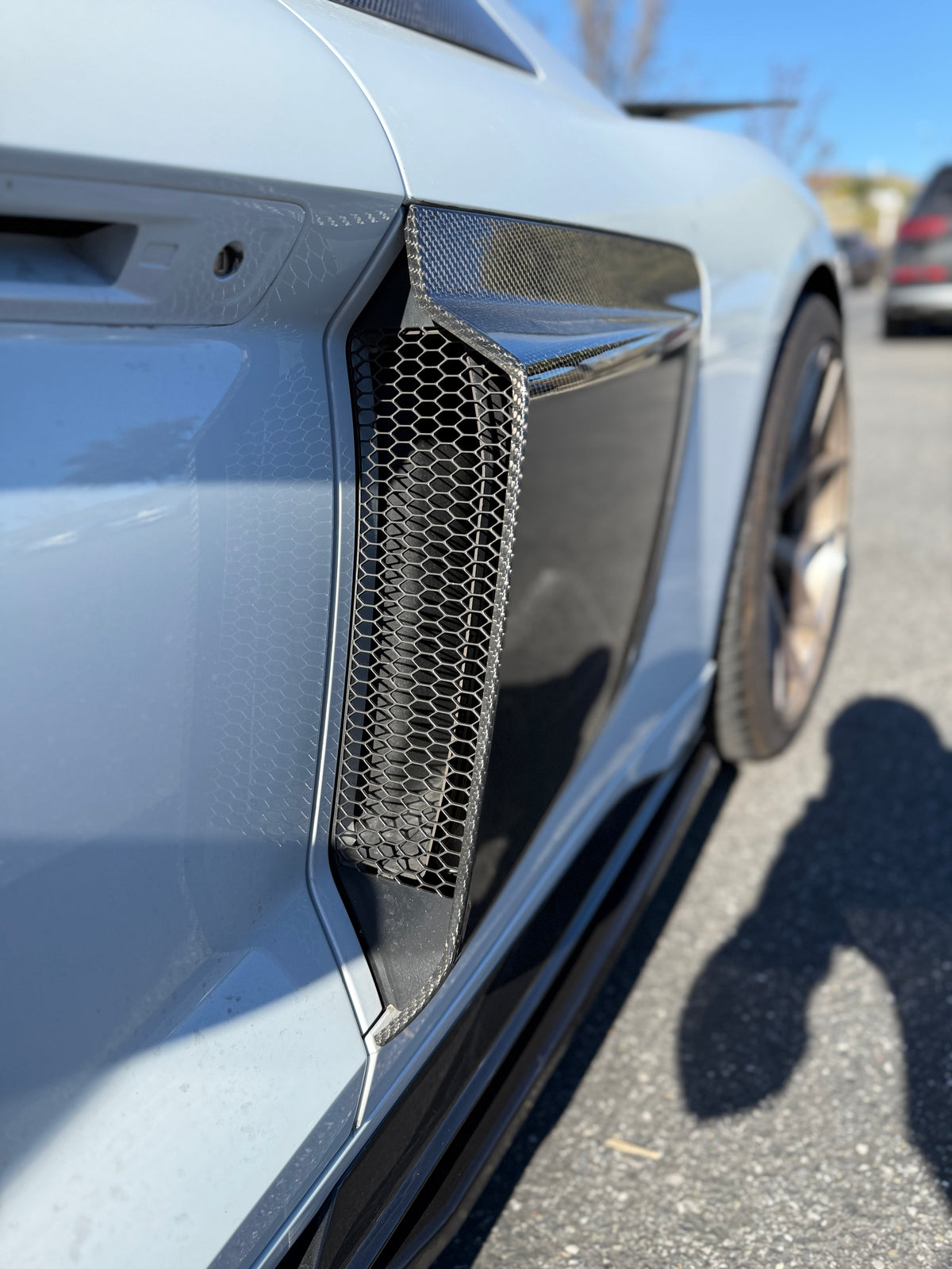 Audi R8 Gen 2 Carbon Fiber Side Blades Vent | Eurobahndynamics