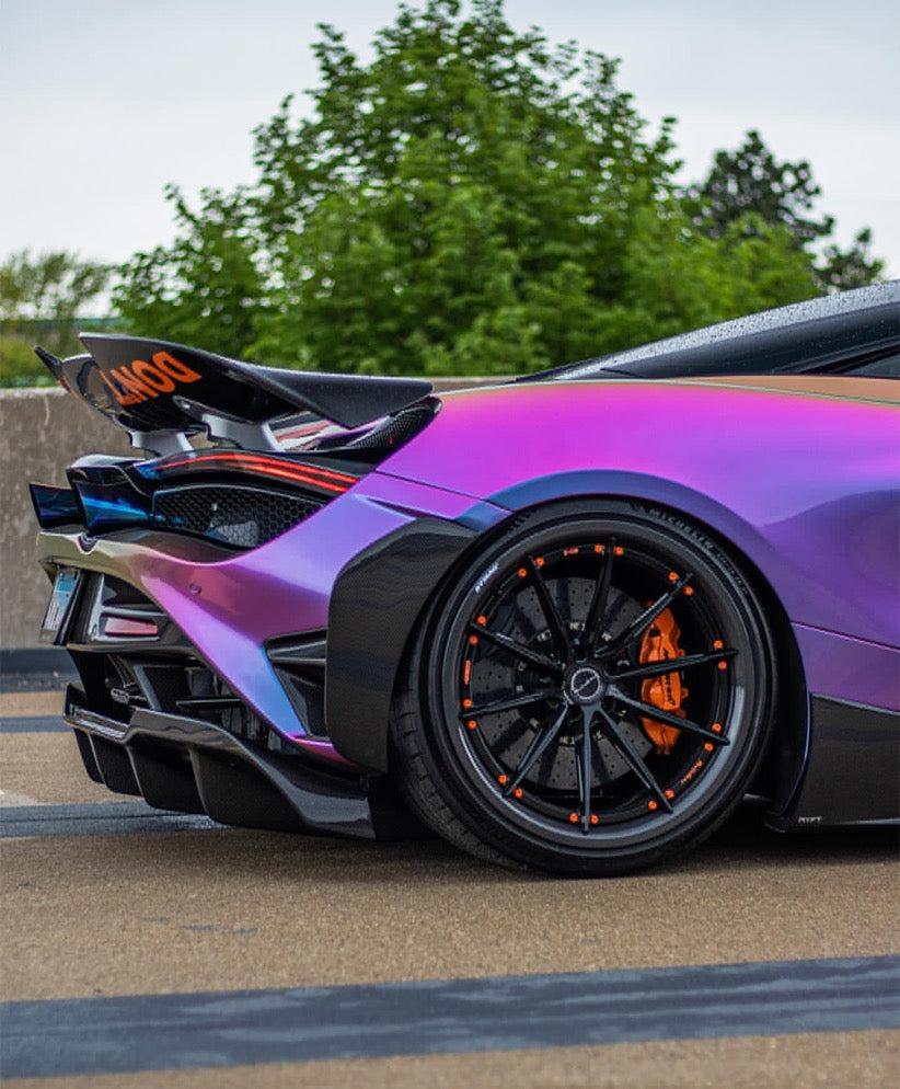 720s Rear McLaren 720s Carbon Fiber Artisan Rear Bumper With Diffuser