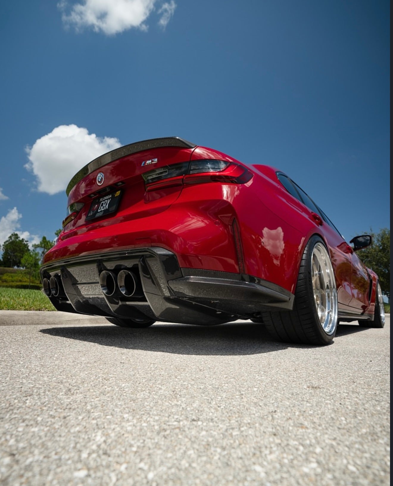 BMW G80 M3/G82/G83 M4 Carbon Fiber Under Tray Rear Diffuser