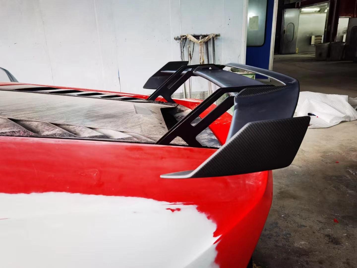 Lamborghini Huracan Carbon Fiber STO Style Wing