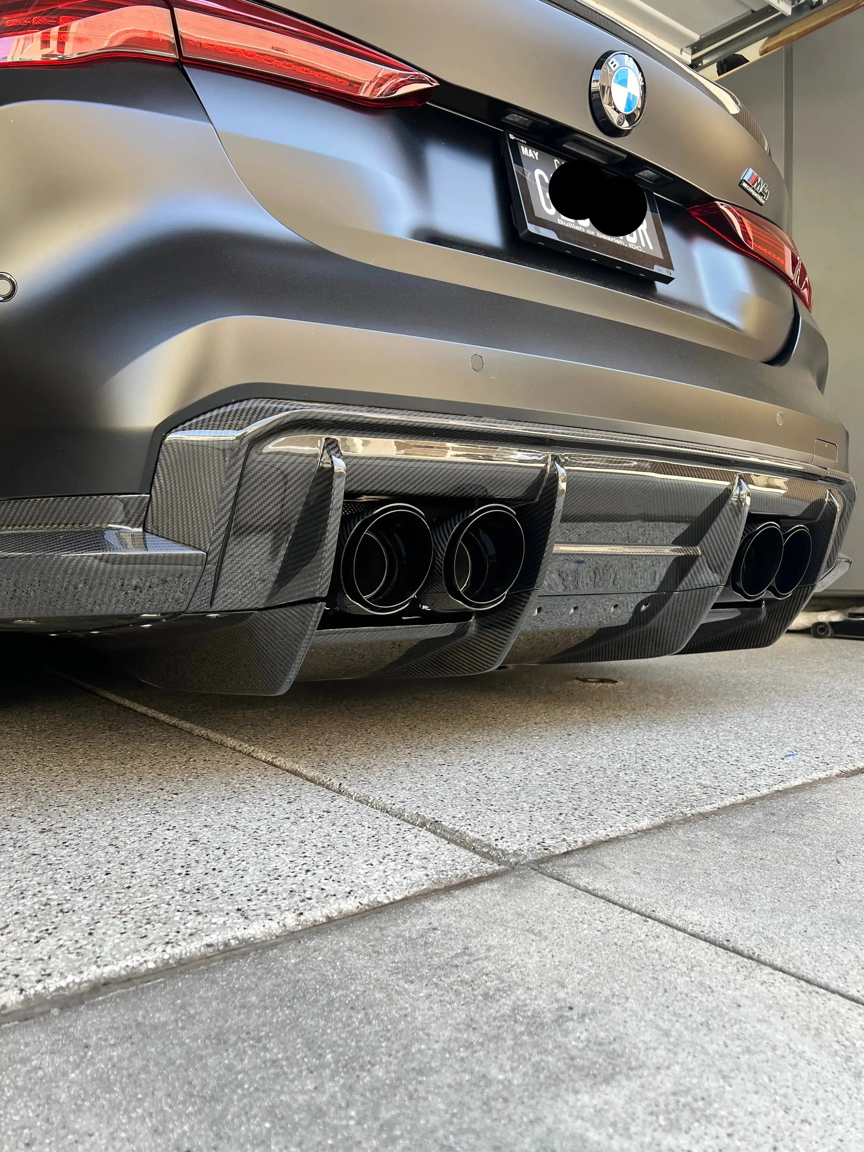 BMW G80 M3/G82/G83 M4 Carbon Fiber Under Tray Rear Diffuser