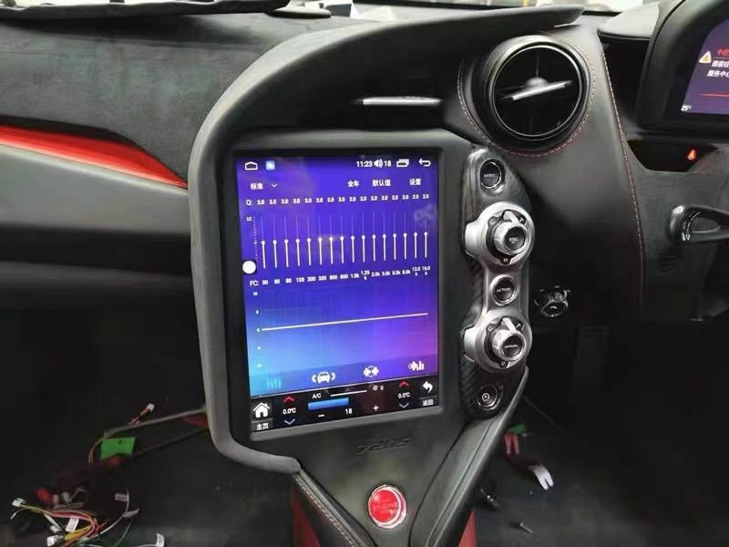 McLaren 720s Apple Car Play Unit Screen Upgrade