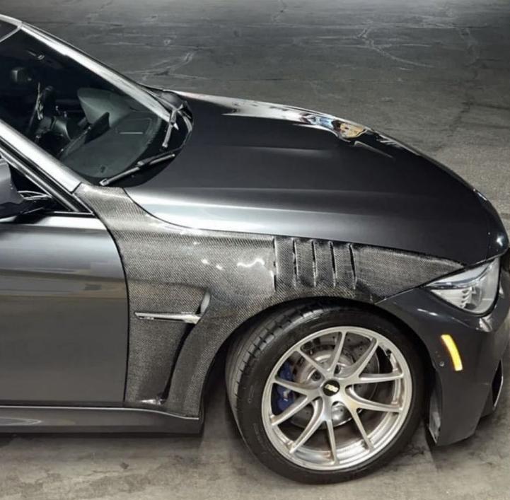 BMW F80 M3/F82/F83 M4 Carbon Fiber Vented Fenders | Eurobahndynamics