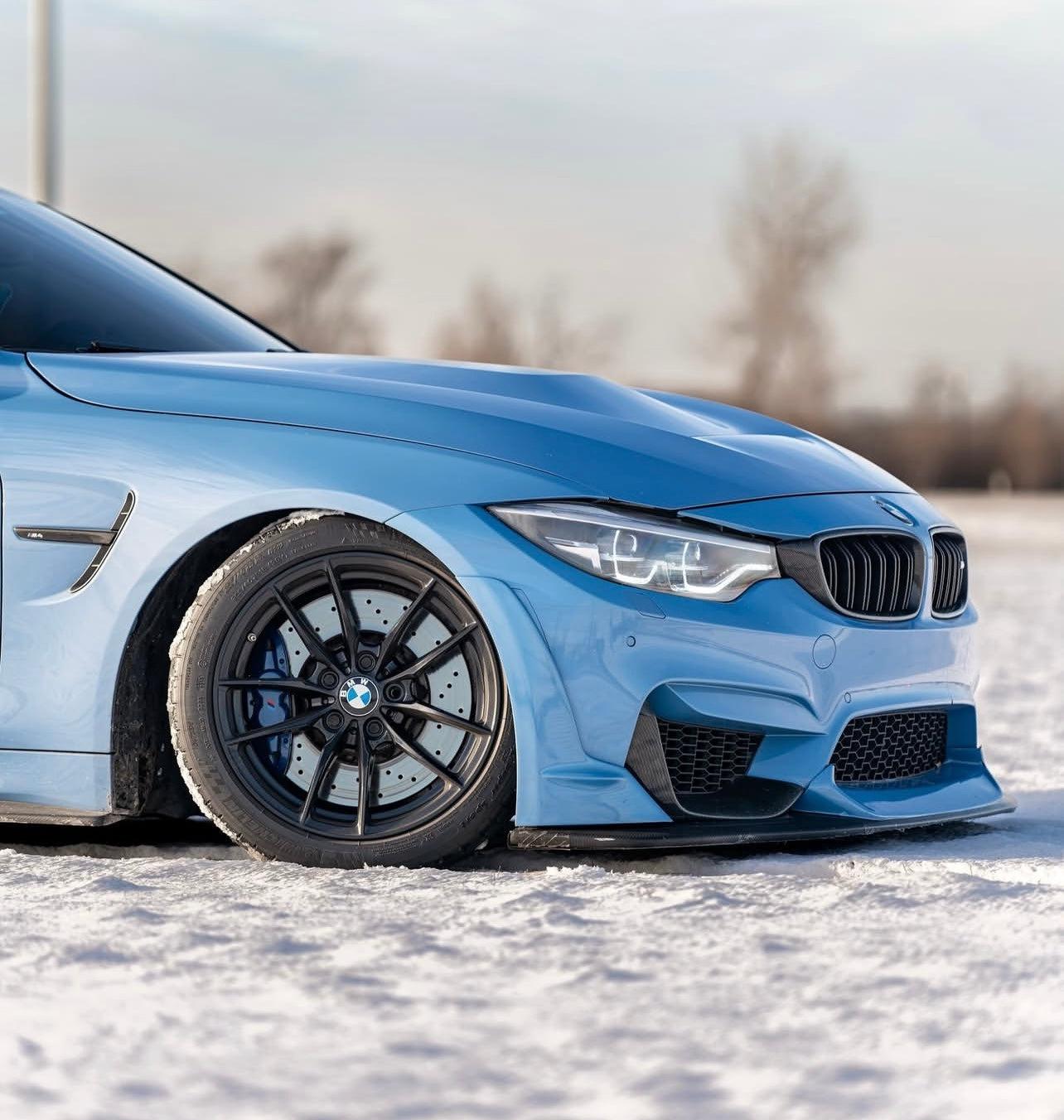 BMW F80 M3/F82 M4 Carbon Fiber Front Laptor Style Lip