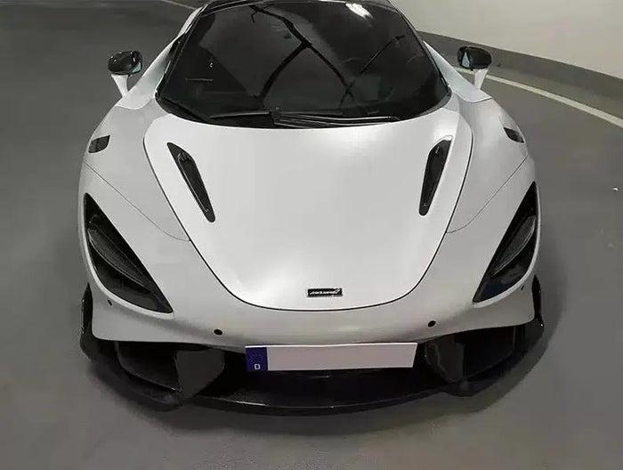 McLaren 720s To 765LT Style FRP Front Bumper With Carbon Fiber Front Lip