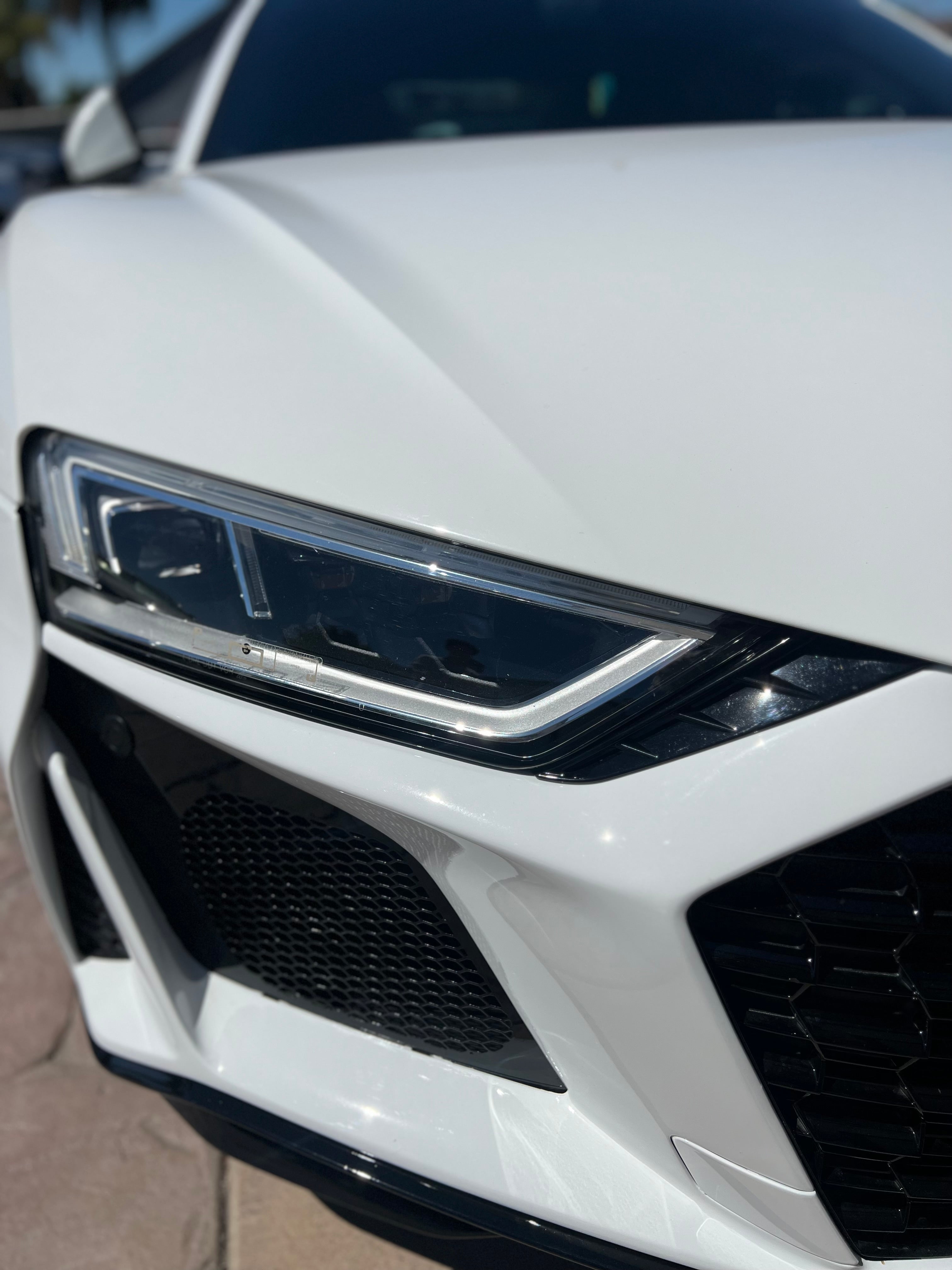 Audi R8 Pre Face Lift To Face Lift Conversion Front Bumper With Grilles & Trims 2017-2023