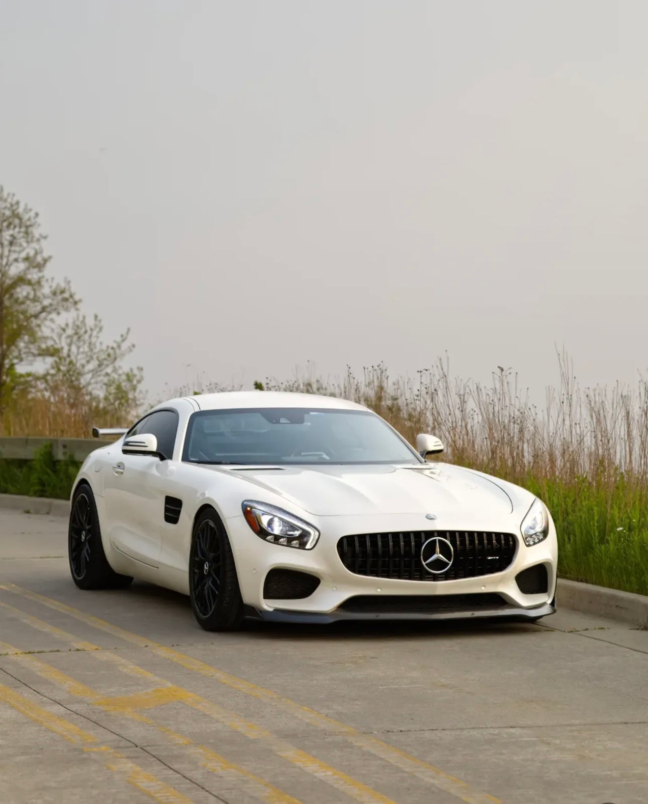 Mercedes AMG GT/GTS Carbon Fiber Paktechz Style Front Lip