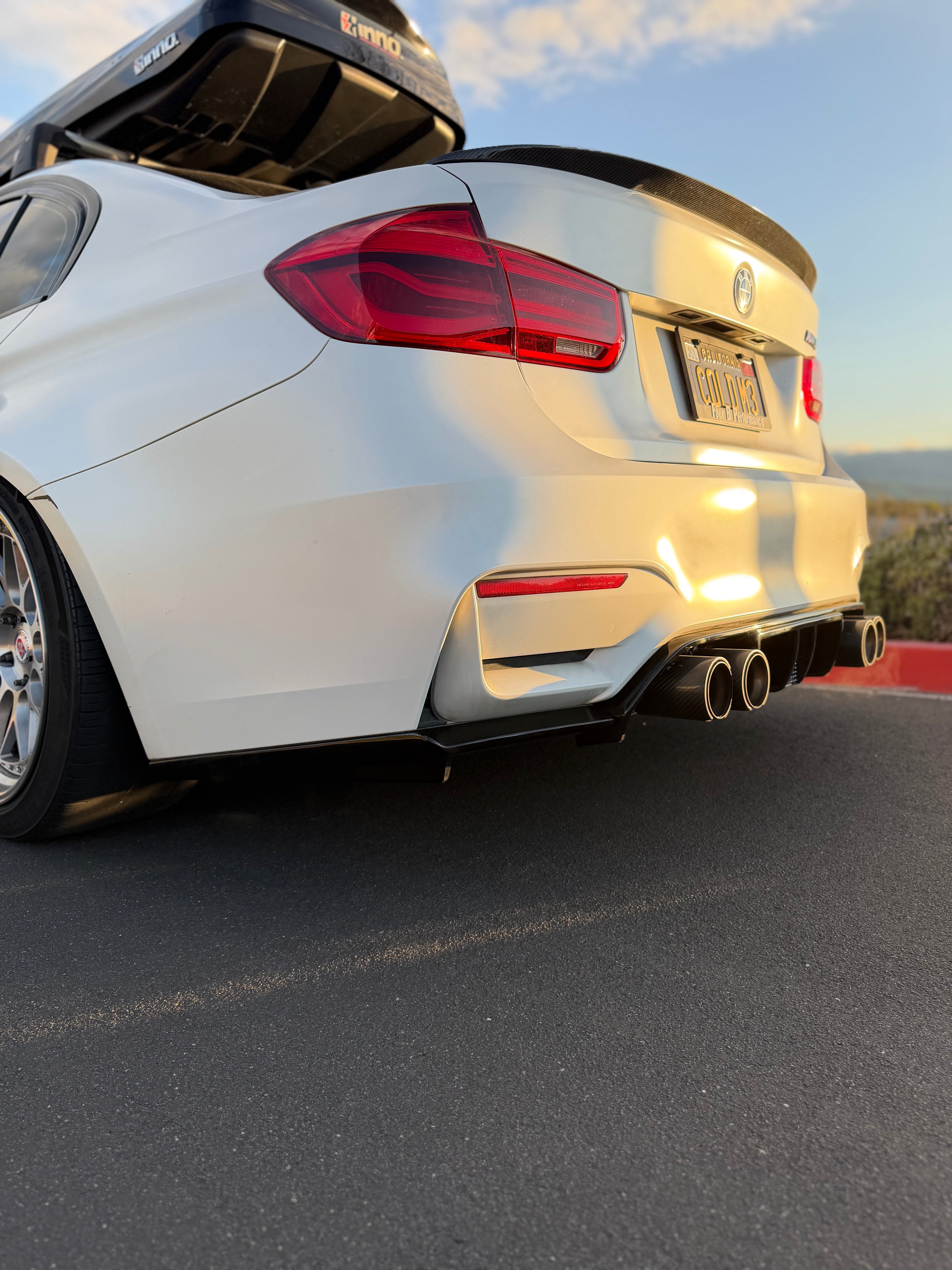 BMW F80 M3/ F82/F83 M4 Gloss Black V Brake Light Diffuser