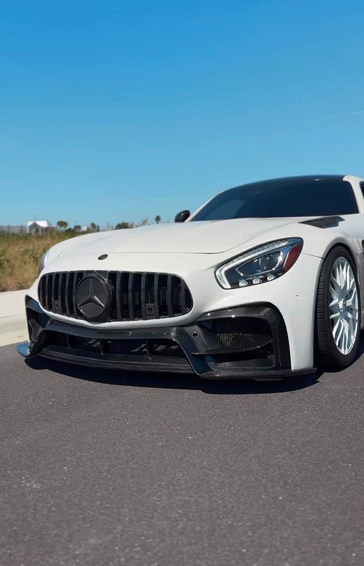 Amg Front Mercedes AMG GT/GTS/GTC AP FRP/Carbon Fiber Front Bumper