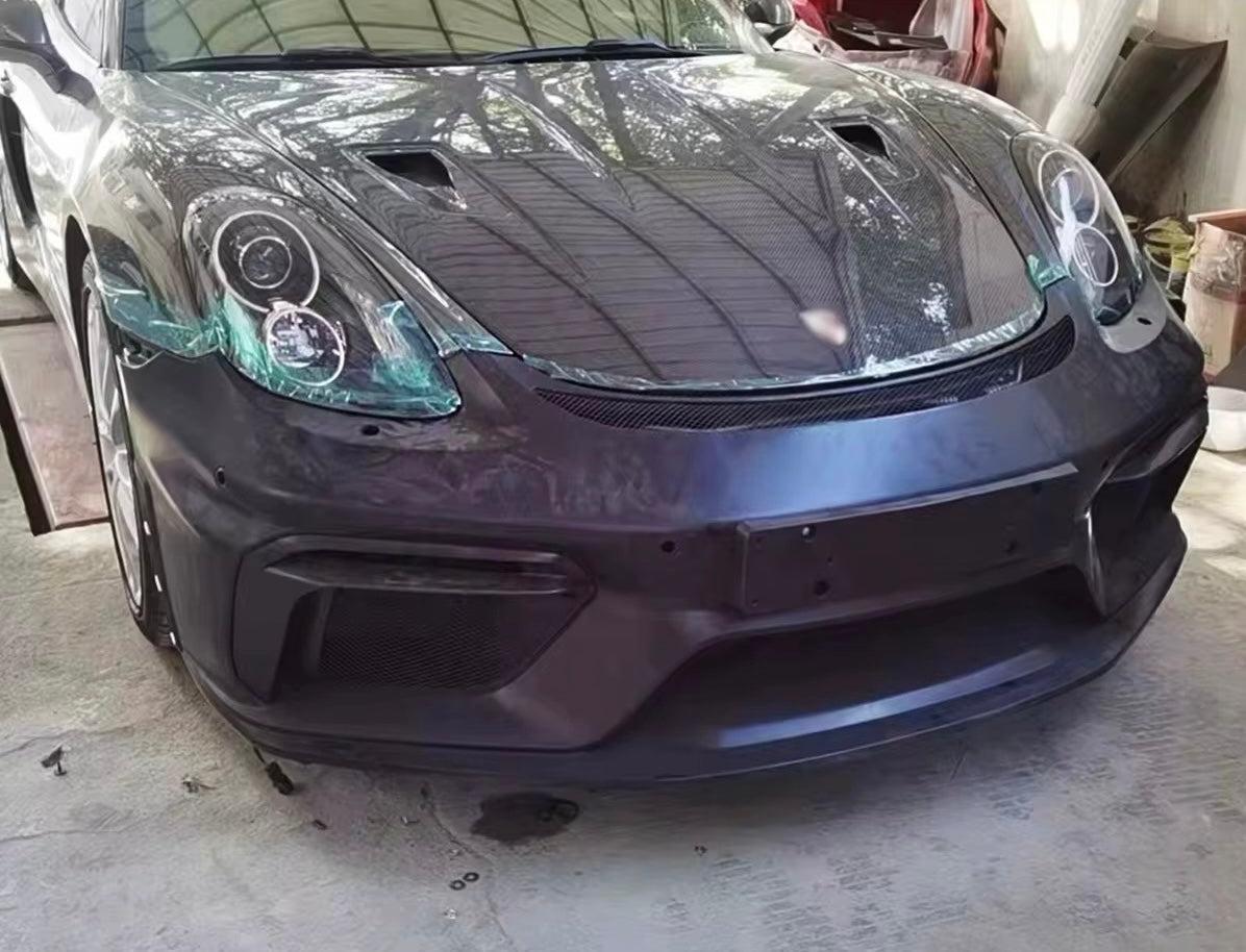 Porsche GT4 Front Bumper Upgrade for 718 2021-2024