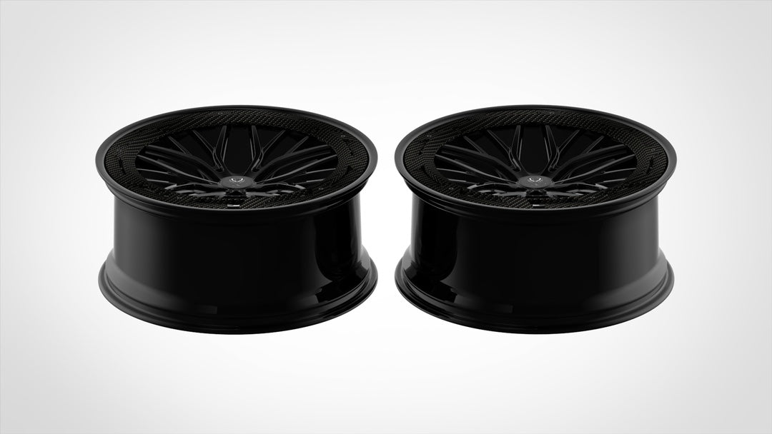 Velocity Forge FV-21 2Pc Carbon Fiber Forged Wheels Set Of 4